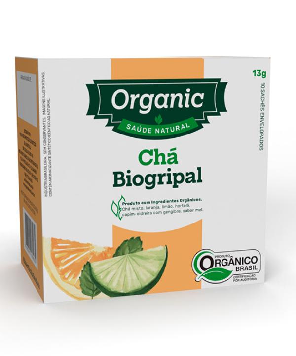 Chá Biogripal Orgânico: chá misto com sabor cítrico